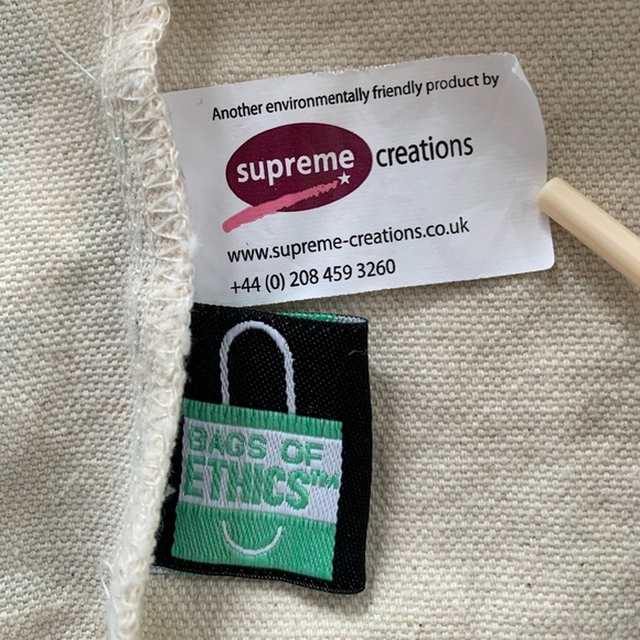 Anthropologie x Good for the Bees Monogram Tote - H - Zara Fina Stasi Print - Picture 8 of 9